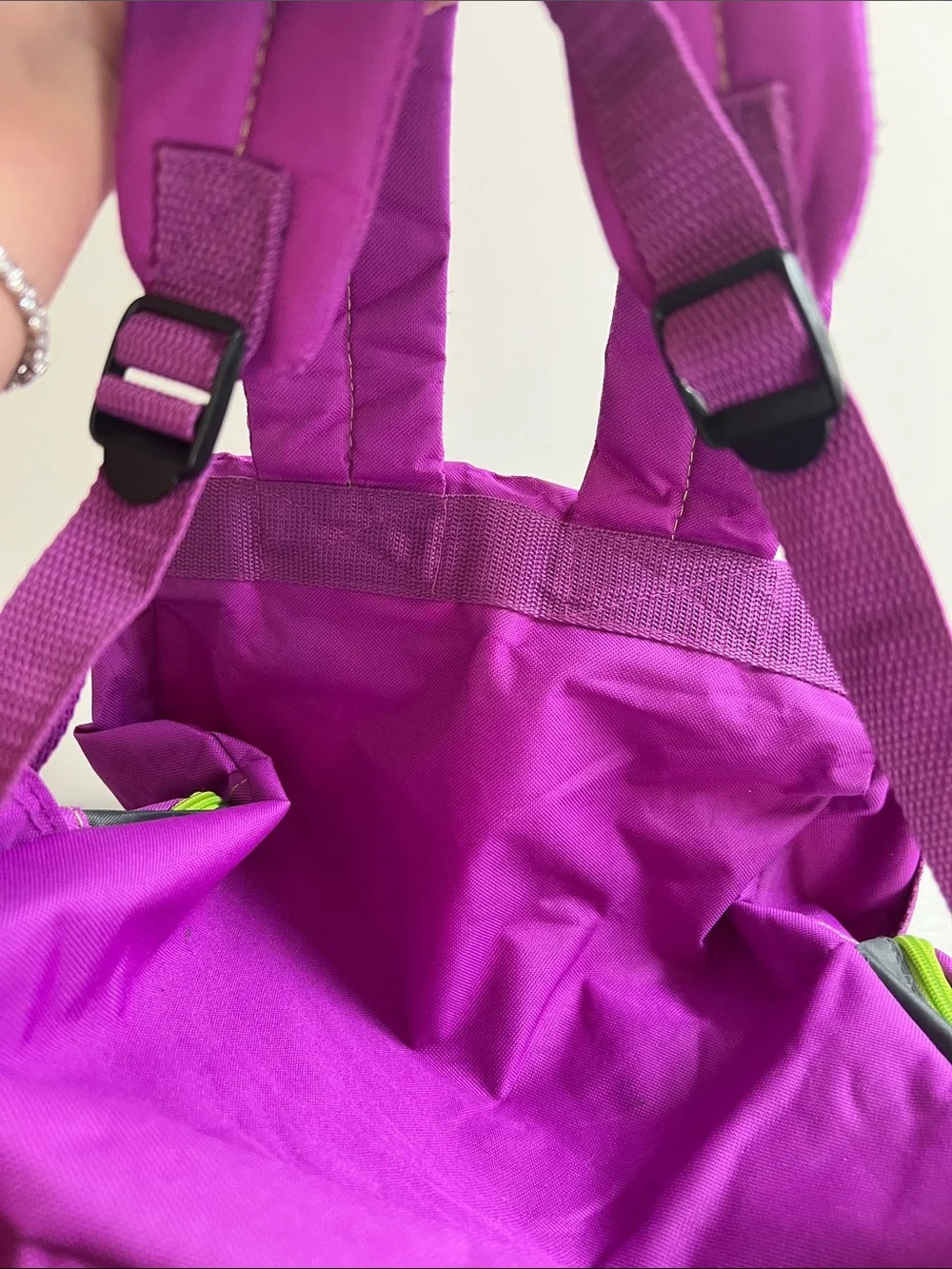 ProSport Purple Backpack with Lime Accents Bay meadow gulf atream